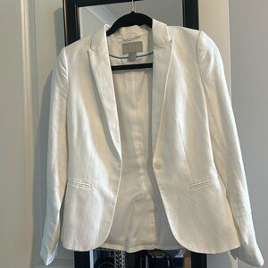 H&M linen blend blazer